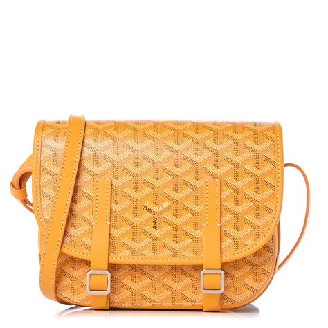 goyard belvedere yellow